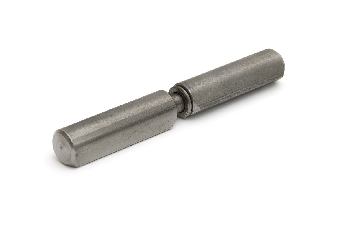 Dulimex DX aanlaspaumelle 100 x 14 mm RVS AISI 304 met RVS pen en RVS ring, vooraanzicht