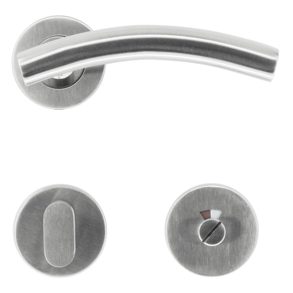 HDD Pro deurkruk GT Shape 19mm inox geborsteld zijaanzicht