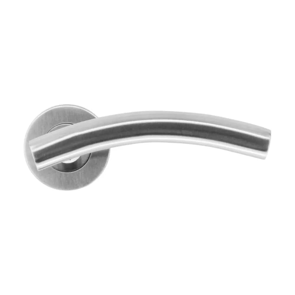 HDD Pro deurkruk GT Shape 19mm inox geborsteld vooraanzicht