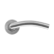 HDD Pro deurkruk GI Shape 19mm inox geborsteld vooraanzicht