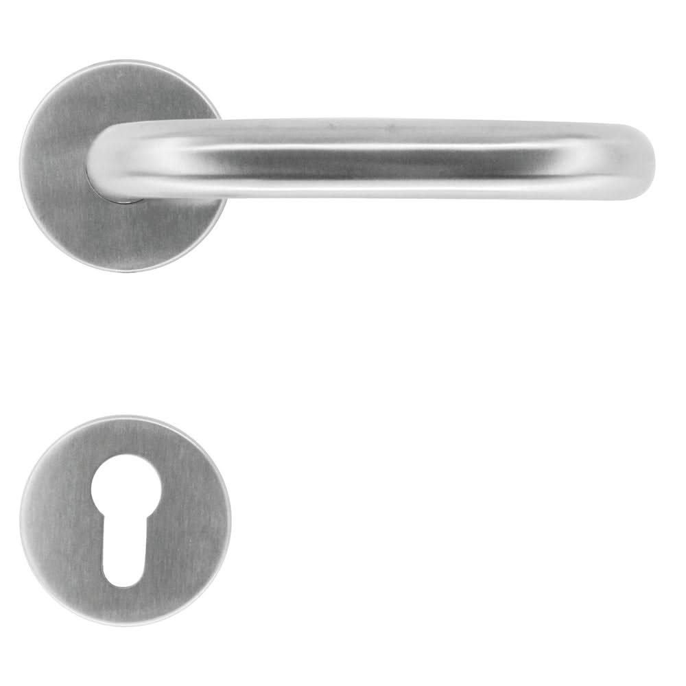 HDD Pro deurkruk Pro U-Shape 19 mm in Inox Plus geborsteld, uitvoering per paar