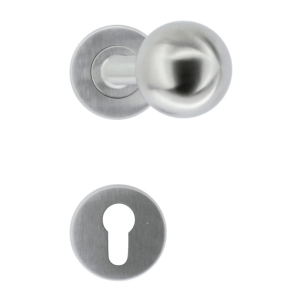 HDD Pro deurkruk BS Shape 50 mm inox plus zijaanzicht
