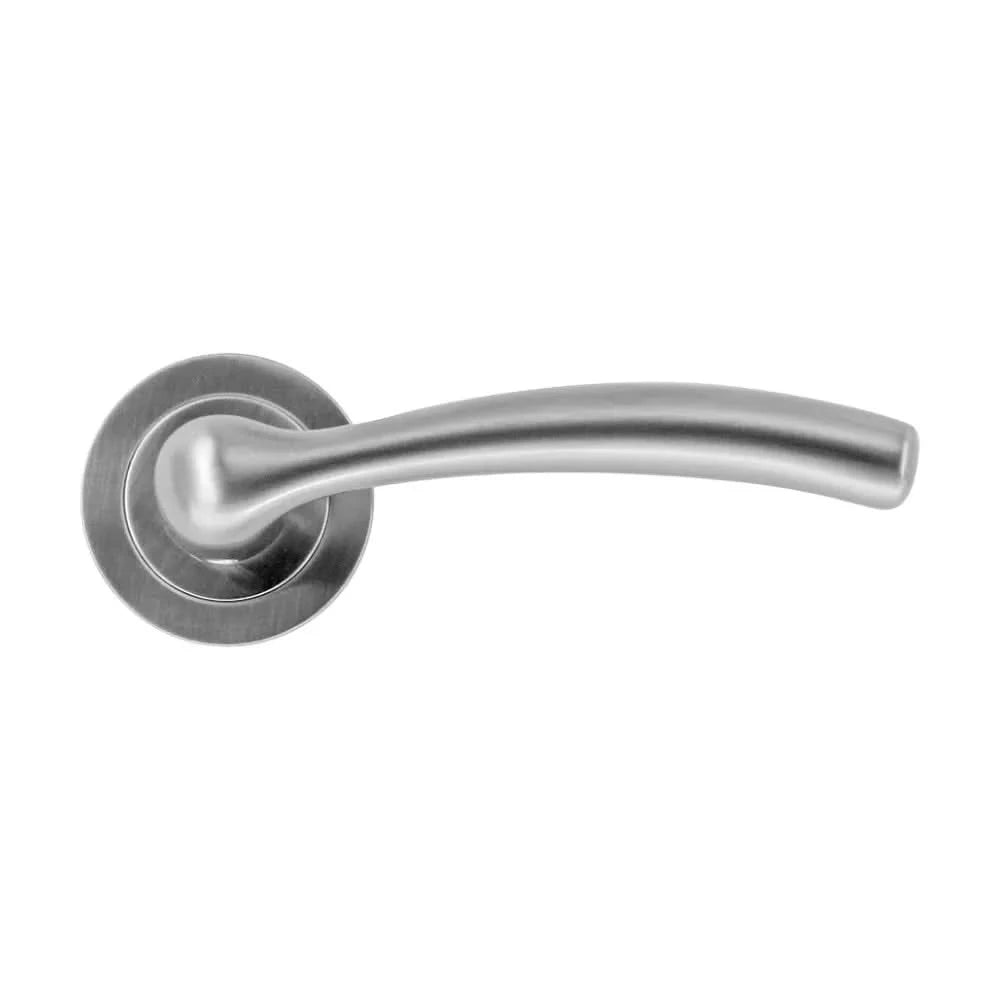 HDD Pro deurkruk Easy inox look – vooraanzicht