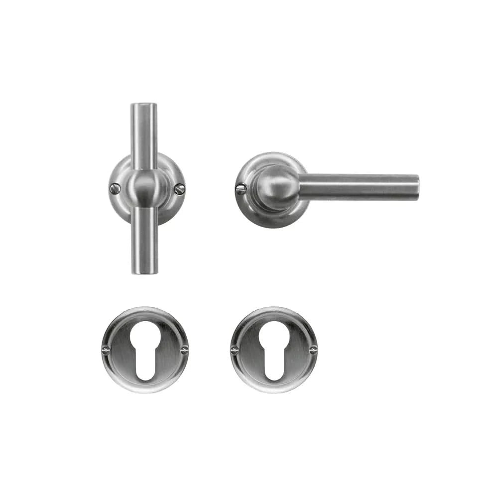 HDD Pro Petra deurkruk inox look – sfeerbeeld