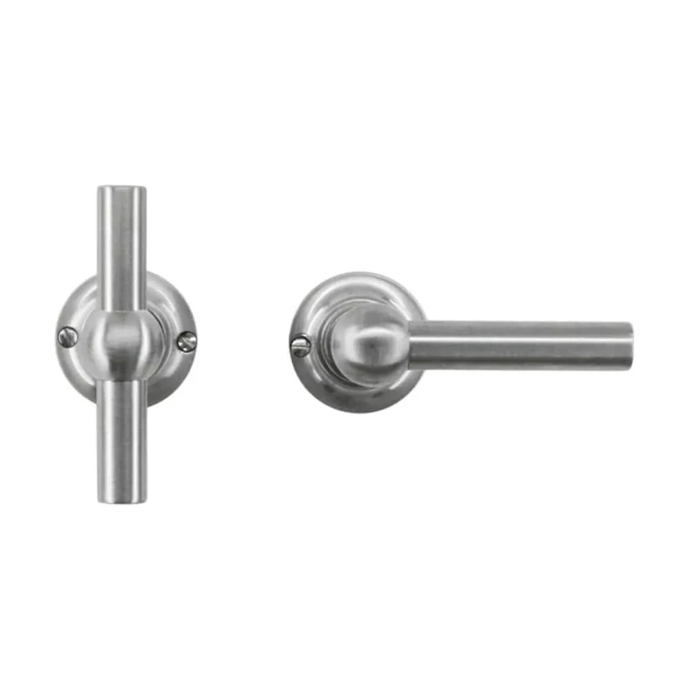 HDD Pro Petra deurkruk inox look – vooraanzicht