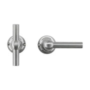 HDD Pro Petra deurkruk inox look – vooraanzicht