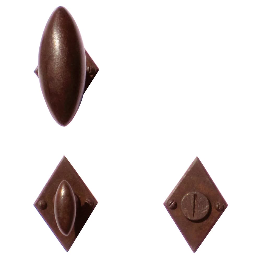 HDD Pro Olive deurkruk roest ruit detail