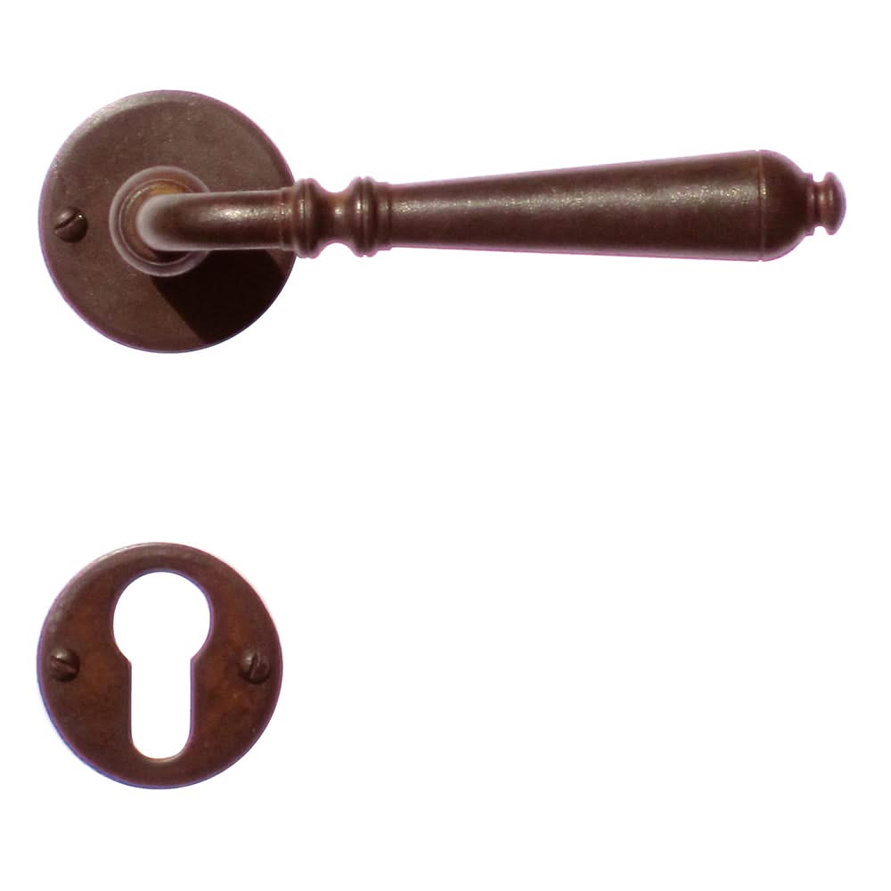 HDD Pro deurkruk Elegeance Roest Rond roest – sfeerbeeld