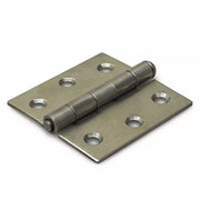 Dulimex scharnier met losse pen 63x63 mm RVS geborsteld vooraanzicht