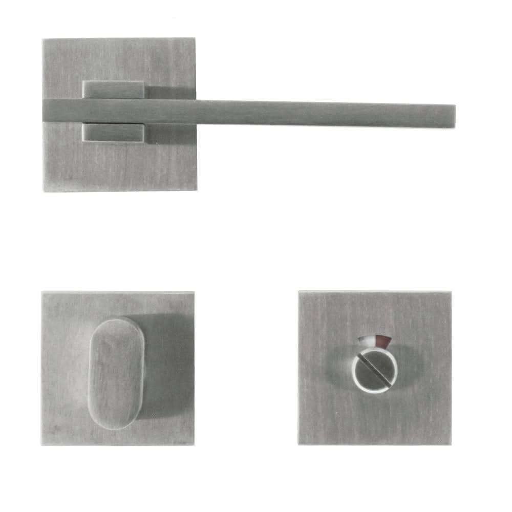 HDD Pro Square 3 Inox Plus deurkruk – gemonteerd op binnendeur