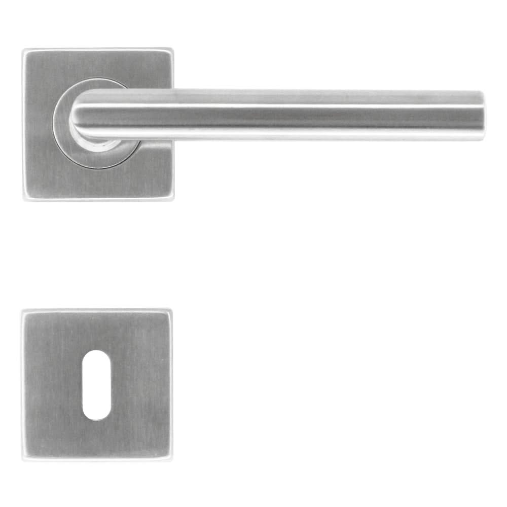 HDD Pro Square I Shape 16mm Inox Plus deurkruk – zijaanzicht