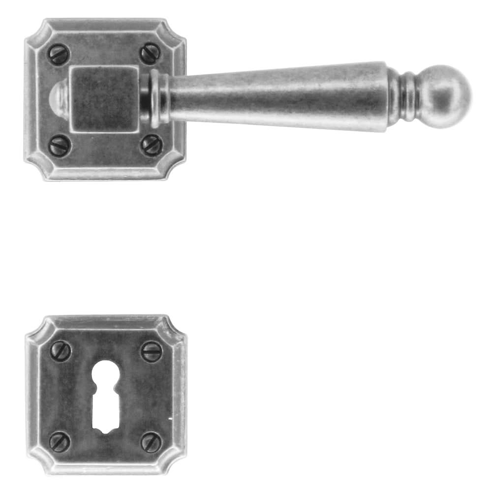 HDD Pro deurkruk RUBENS OLD SILVER – aanzicht