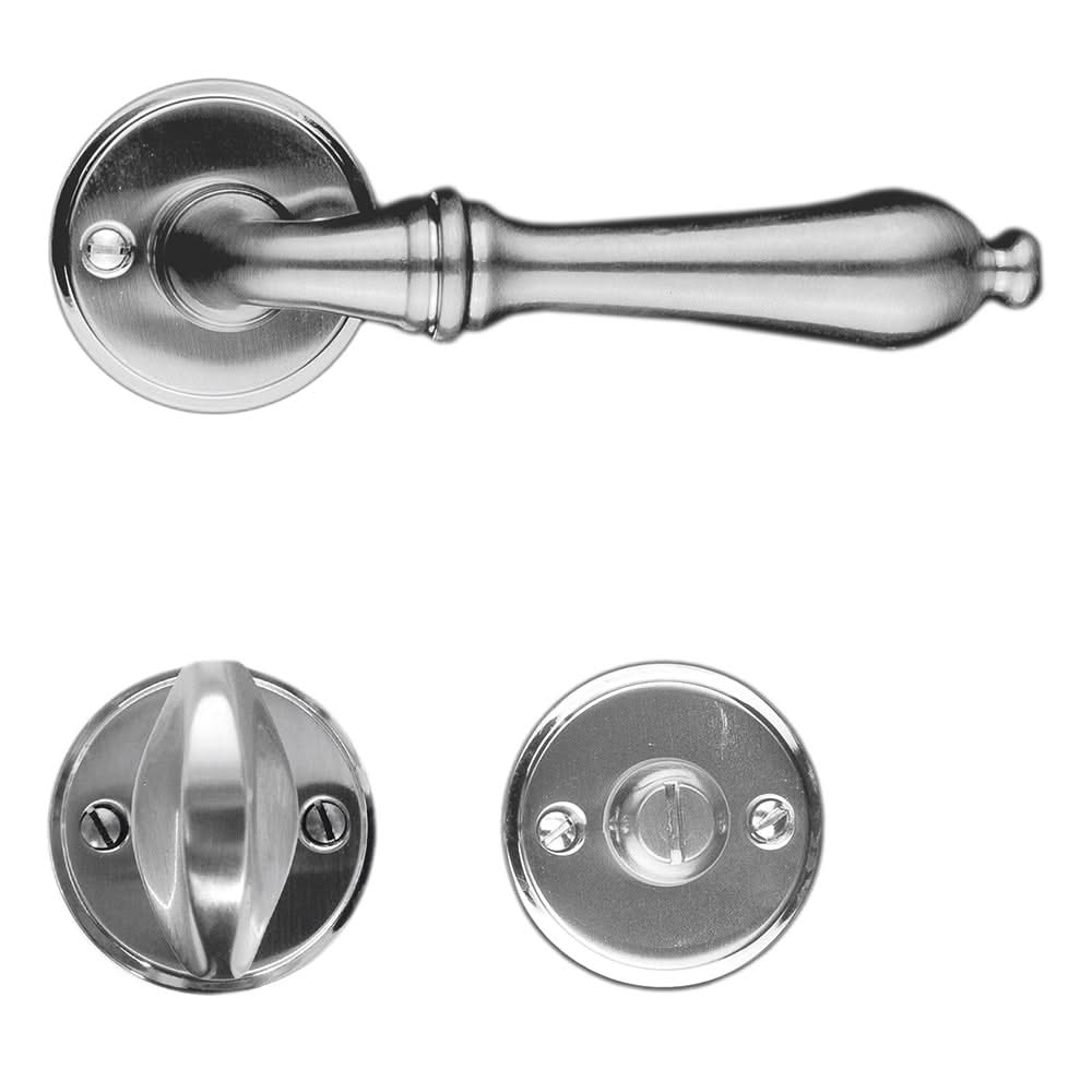 HDD Pro deurkruk Da Vinci inox look – zijaanzicht