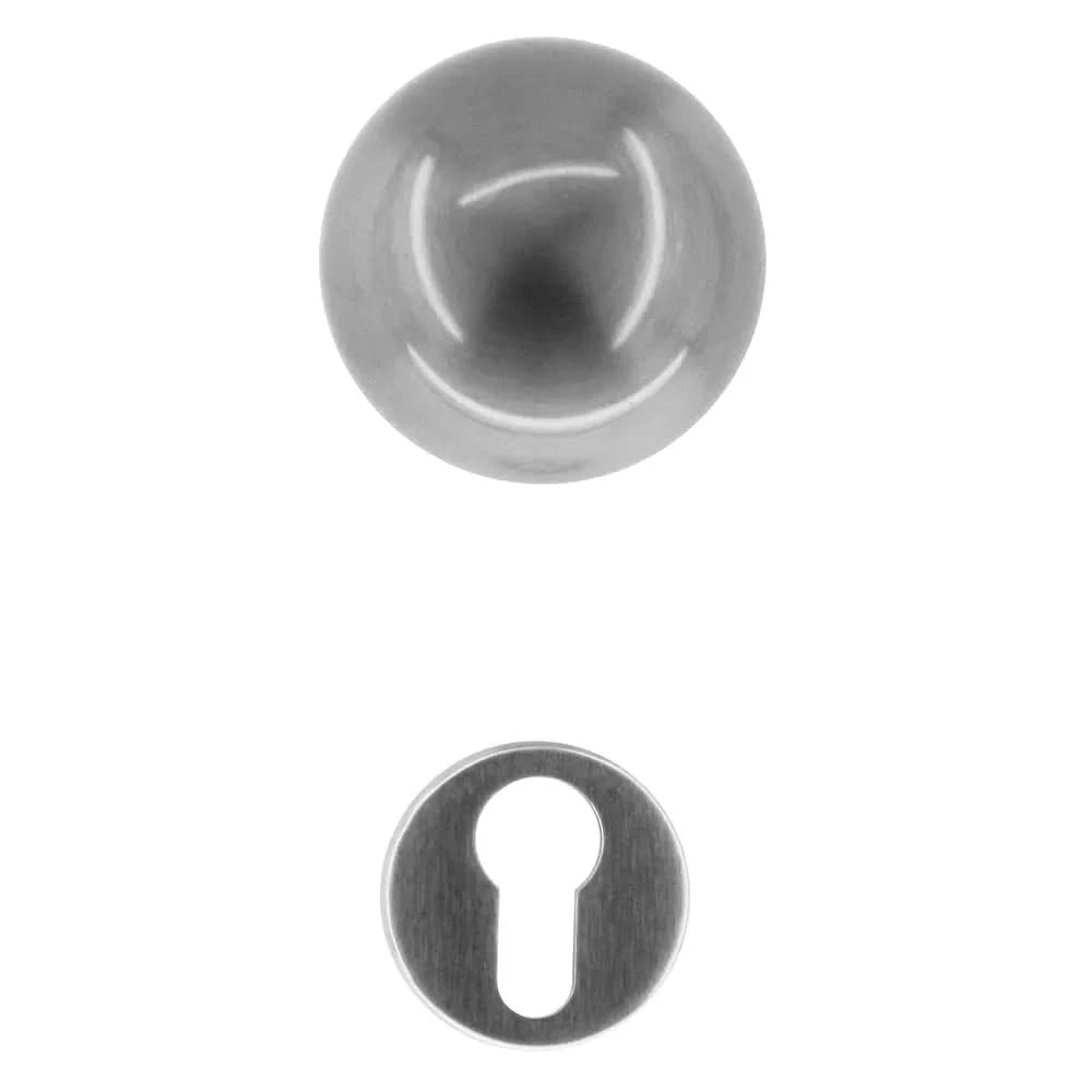 HDD Pro deurkruk Boccia inox look zijaanzicht