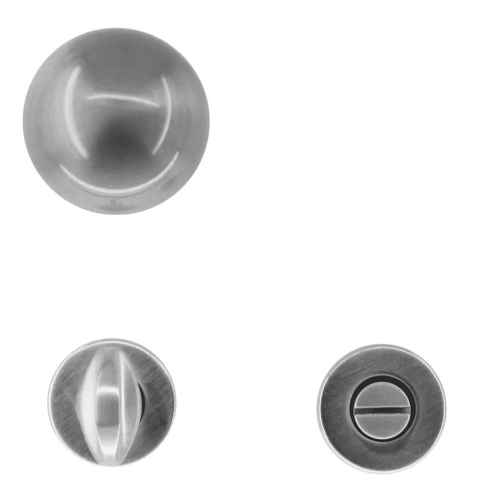 HDD Pro deurkruk Boccia inox look op rozet