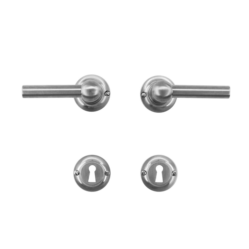 HDD Pro Petra deurkruk inox look – achterzijde
