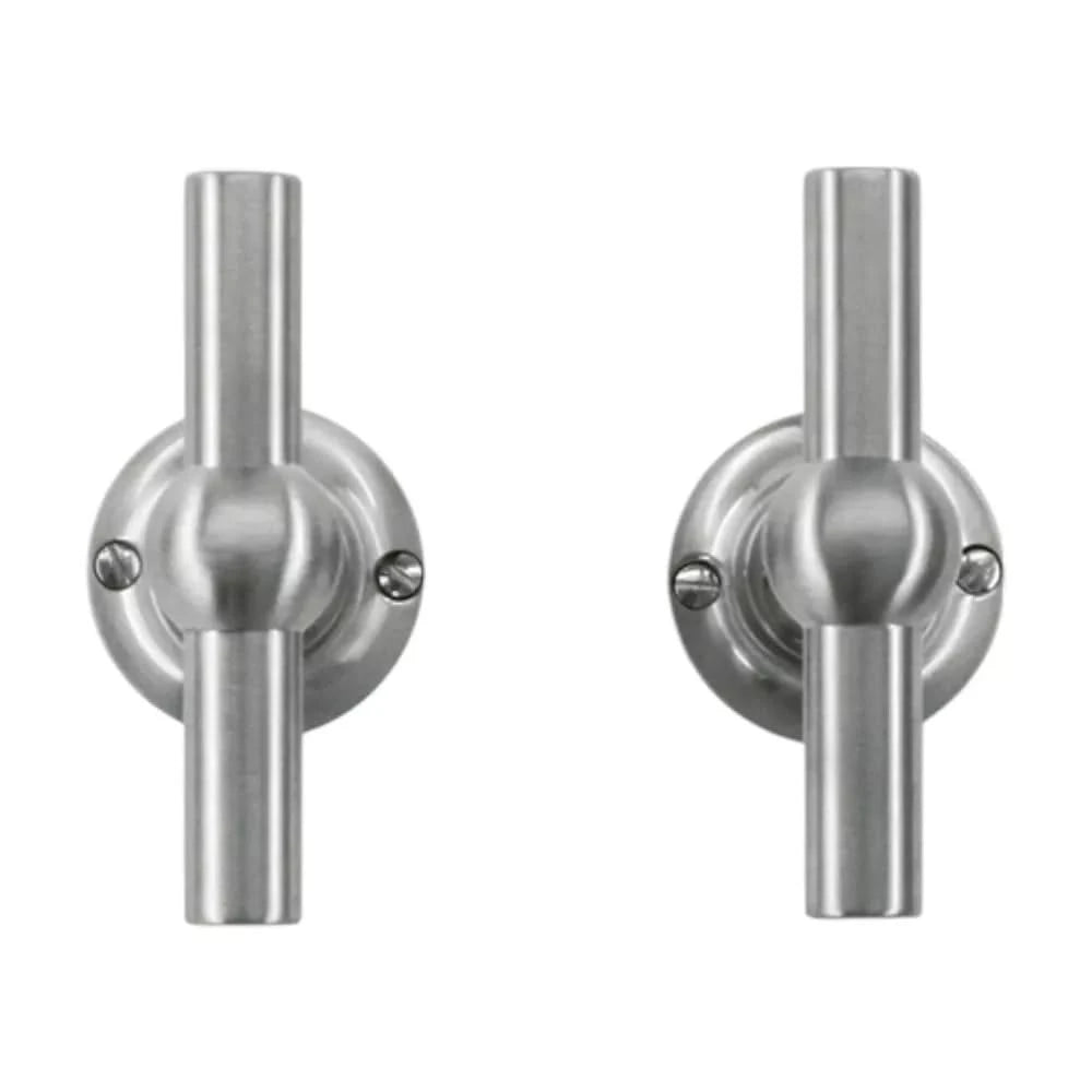 HDD Pro Petra deurkruk inox look – vooraanzicht
