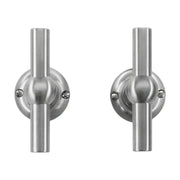 HDD Pro Petra deurkruk inox look – vooraanzicht