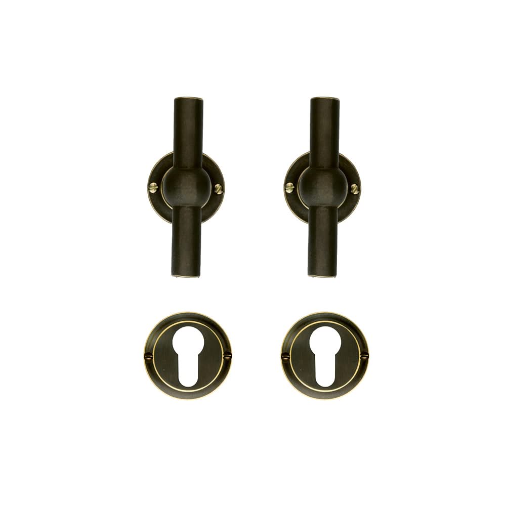 HDD Pro Petra deurkruk old brass – sfeerbeeld