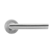 HDD Pro deurkruk Ellips inox – vooraanzicht