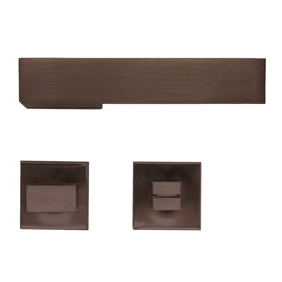 HDD Pro deurkruk X-Treme mat brons – met toiletgarnituur