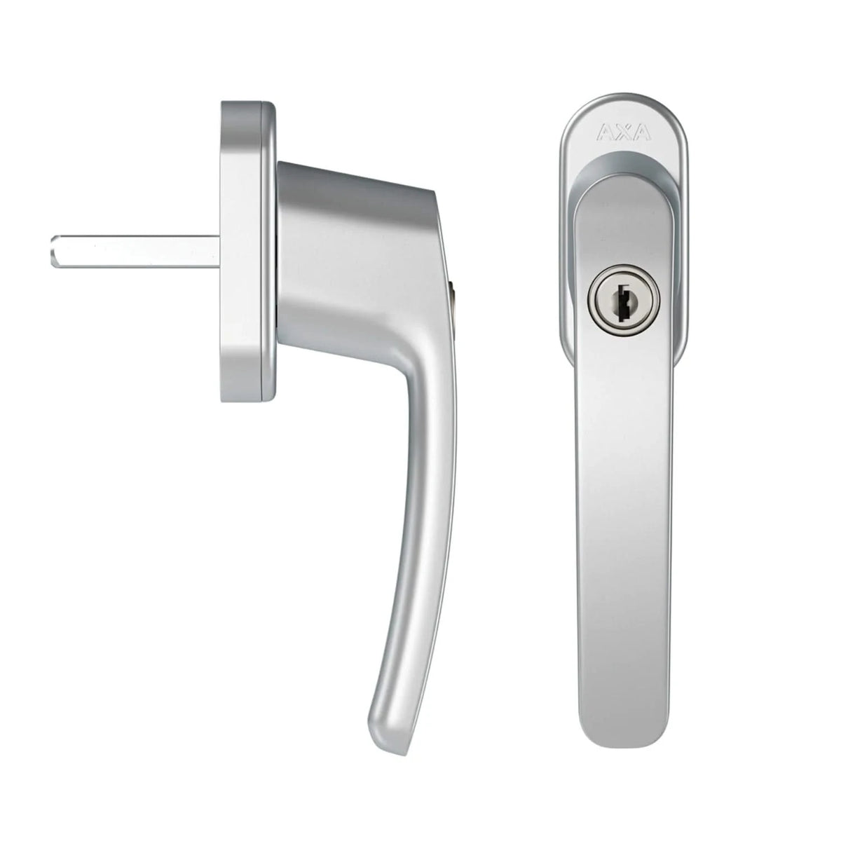 AXA veiligheids raamkruk Oval Roma 45-90 aluminium - vooraanzicht