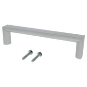 Starx meubelgreep halfrond 128 mm aluminium – vooraanzicht