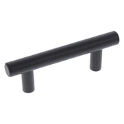 Starx meubelgreep mat zwart 12 x 64 x 100 mm – vooraanzicht