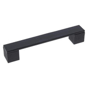 Starx meubelgreep rechthoekig 20 x 24 x 128 mm mat zwart – vooraanzicht