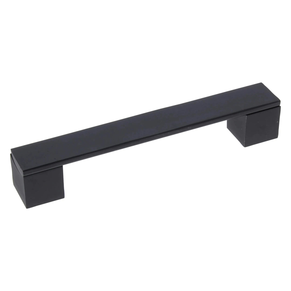 Starx meubelgreep rechthoekig 20 x 24 x 128 mm mat zwart – vooraanzicht