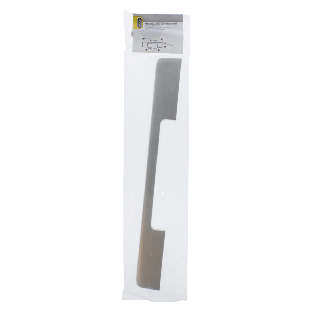 Starx meubelgreep rvs 10 x 25 x 192 mm – productaanzicht