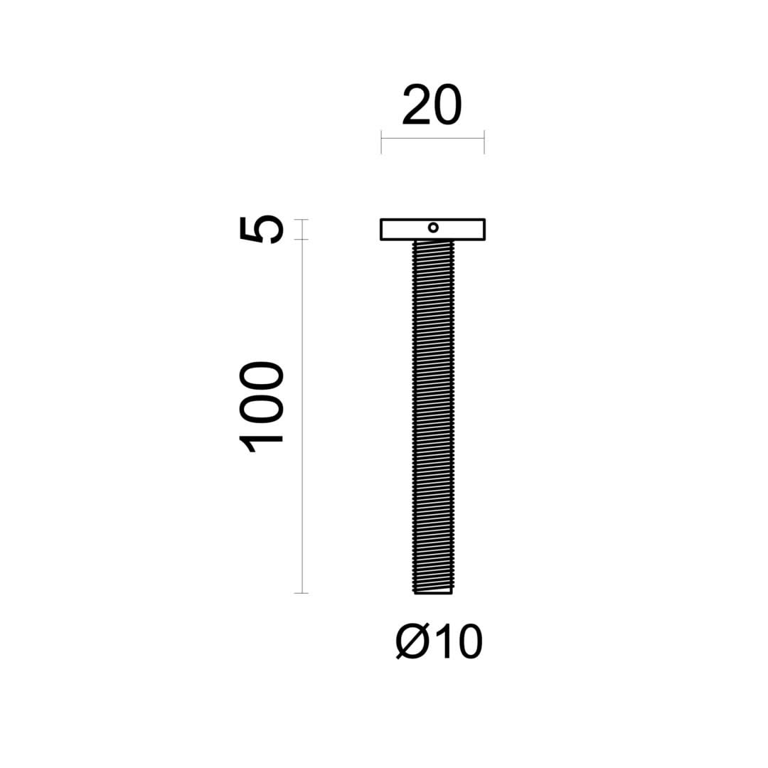 HDD Pro bevestigingsset M10 trekker zwart structuur uv – detail