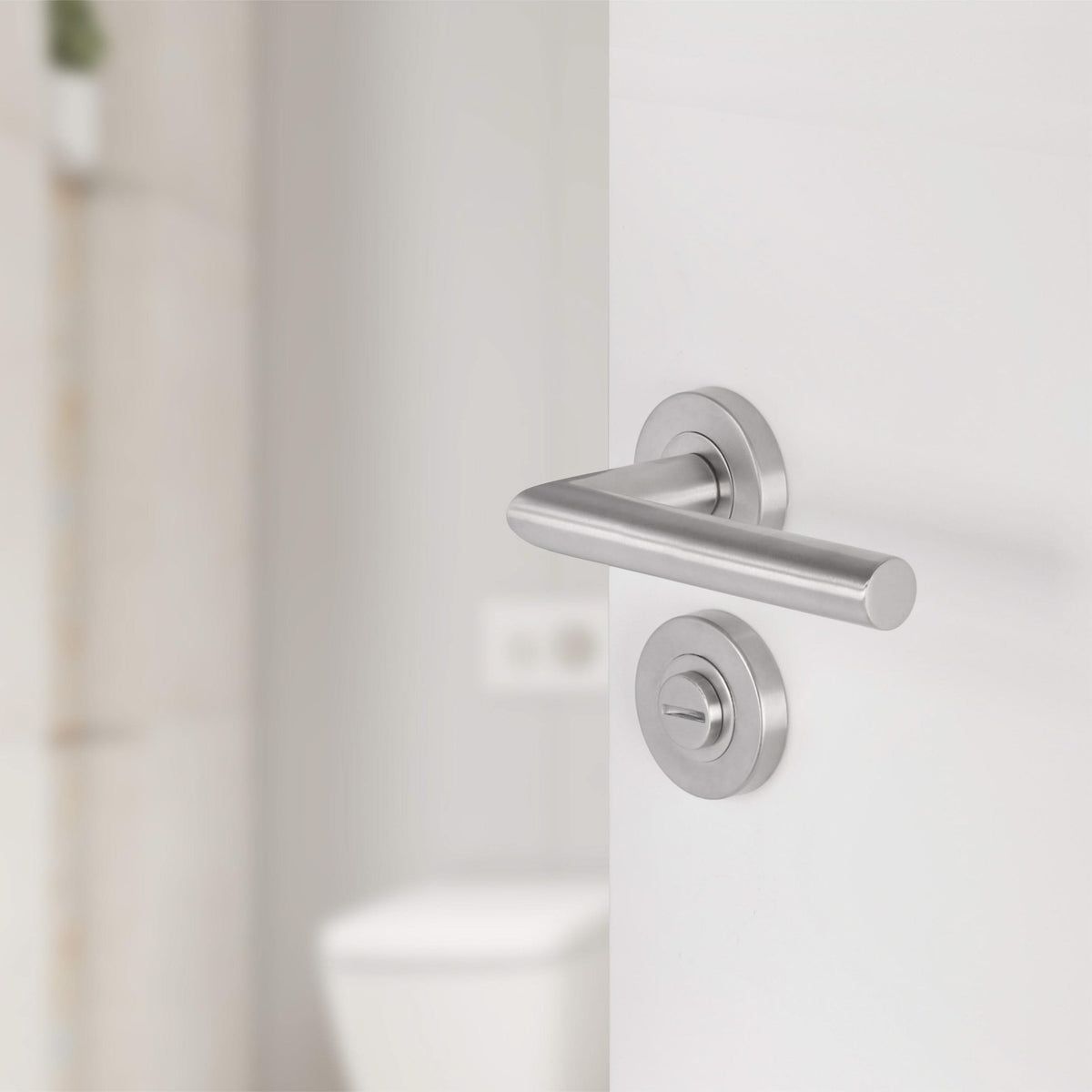Differnz wc-rozet mat chroom rond productafbeelding