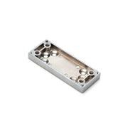 Dulimex smalle onderlegplaat RBM in RVS finish - productfoto