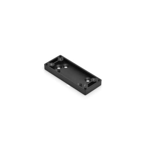 Dulimex smalle onderlegplaat RBM in zwart epoxy coating - productfoto