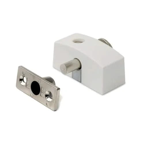 Dulimex oplegslot smal SKG* no. 011 buitendraaiend wit &ndash; vooraanzicht