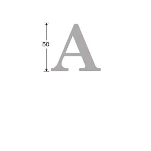 Artitec Mi Satori huisletter A messing ongelakt – detailweergave
