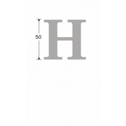 Artitec Mi Satori huisletter Roman H mat zwart – detail