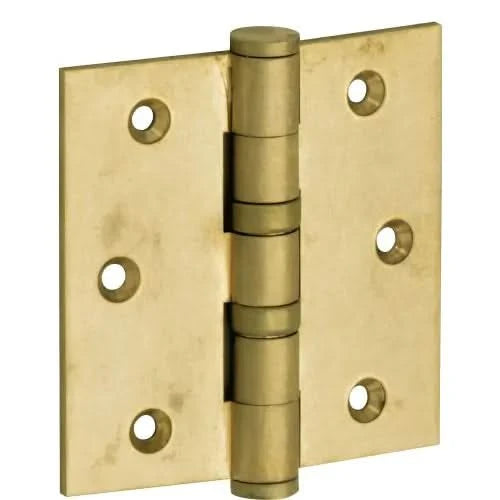 Artitec Mi Satori kogellagerscharnier vlak rechte hoek 76x76 mm messing antiek - vooraanzicht