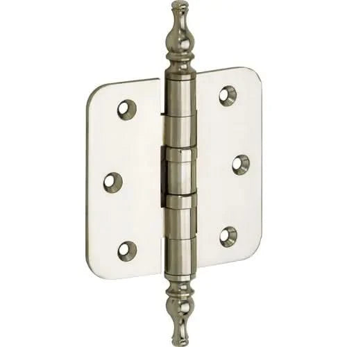 Artitec Mi Satori kogellagerscharnier ronde hoek vaas 89x89mm glans nikkel - vooraanzicht