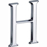 Artitec Mi Satori huisletter H Roman 50mm glans chroom - vooraanzicht