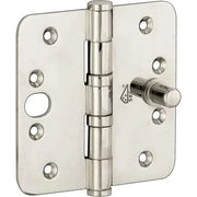 Artitec Mi Satori kogellagerscharnier ronde hoek vlak 89 x 89 mm glans chroom – vooraanzicht