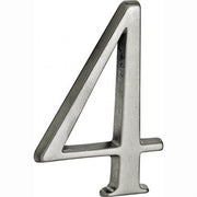 Artitec Mi Satori huisnummer 4 Roman 120 mm antiek chroom mat – vooraanzicht