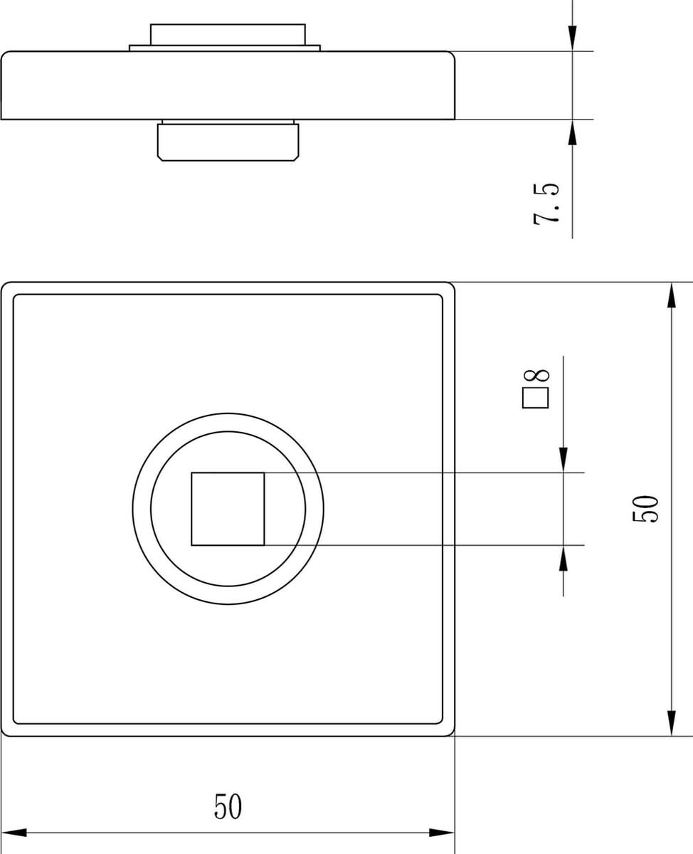 Impresso deurkruk Aston mat zwart – productafbeelding 3