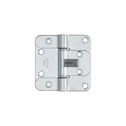 AXA Titan glijlager veiligheidsscharnier 89x89 mm zilver - vooraanzicht