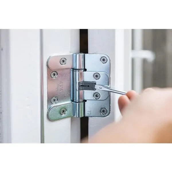 AXA Titan glijlager veiligheidsscharnier 89x89 mm zilver - detailfoto