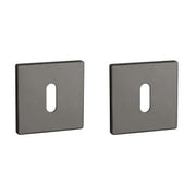Aprile Prestige sleutelrozet vierkant antraciet gepolijst 52×52 mm