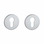 Aprile Prestige profielcilinderrozet rond Ø 52 mm chroom mat – vooraanzicht