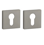 Aprile Premium cilinderrozet 52 x 52 mm grafiet vooraanzicht