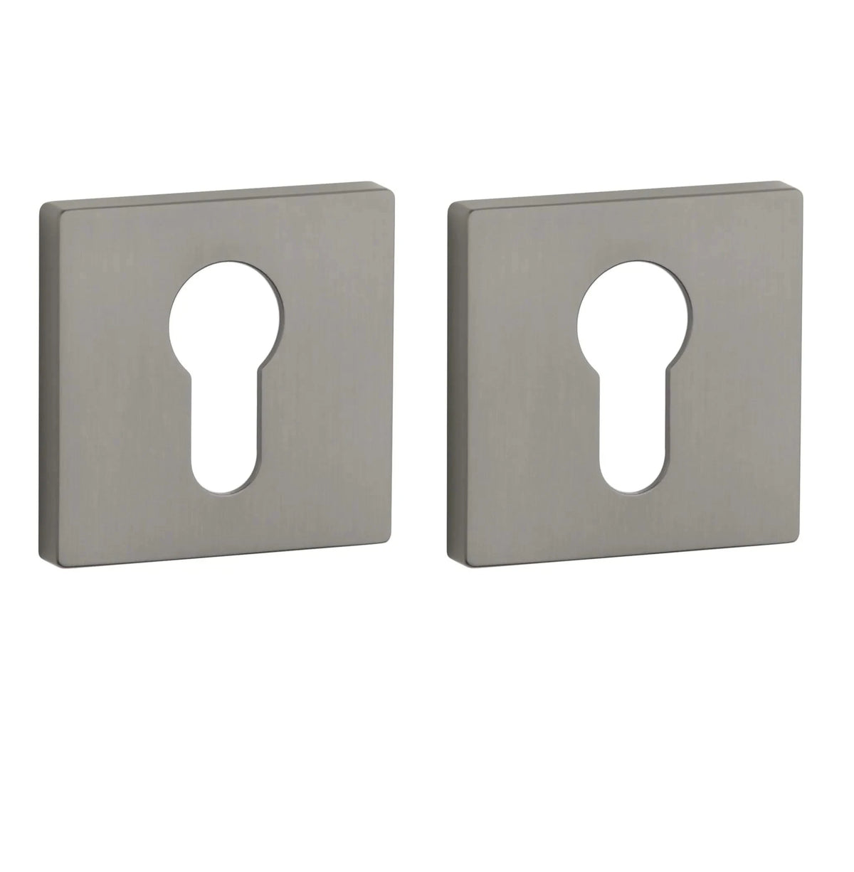 Aprile Premium cilinderrozet 52 x 52 mm grafiet vooraanzicht